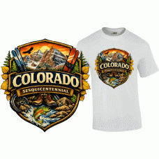 Colorado Sesquicentennial T-Shirt Colorado Sesquicentennial T-Shirt